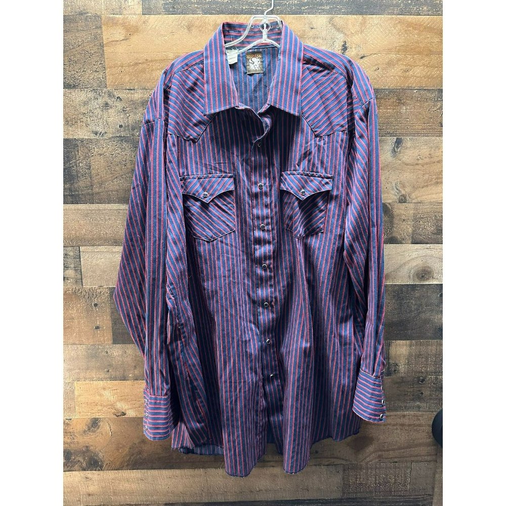 Karman‎ Men's Long Sleeve Pearl Snap Size 2XT